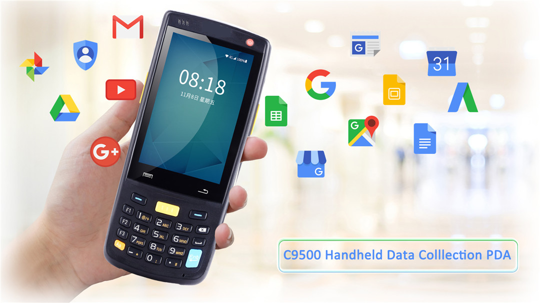C9500-Android-PDA-Eskaner-teklatua-GMS eramangarria