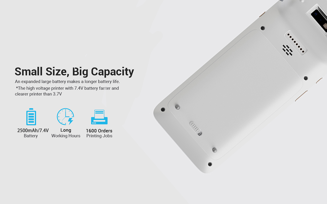 S90 Mobile 4G платіжний POS апарат зі знімним акумулятором
