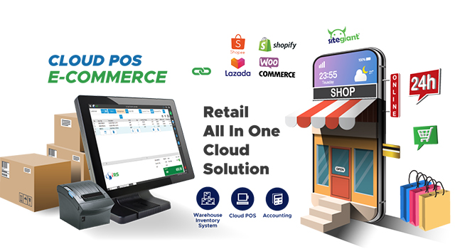 Sistem mesin pos Skrin Sentuh 15.6 Inch semua dalam satu sistem tempat jualan tunai untuk perniagaan kecil