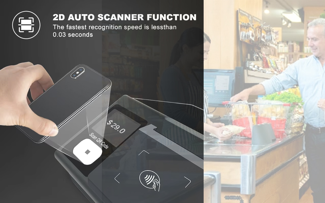Radna površina restorana sa ekranom osetljivim na dodir POS mašina Android mašina za naručivanje hrane Sve u jednom hardver za POS sisteme