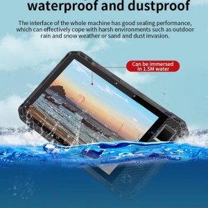 8" Rugged and Durable Smart Android Tablet in Harsh Environments Supports Secondary Development of GPS, RFID, and Fingerprints