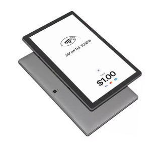 Front NFC Android Tablet Touch Screen Tablet 10 Inch Full HD Screen Nfc Pos with Desktop Holder