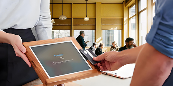 Restaurant android tap to pay tablet pos