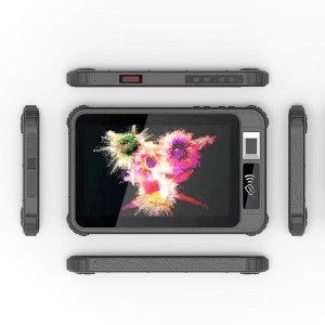 Q804 is rugged android industrial tablet pc with fingerprint scanner