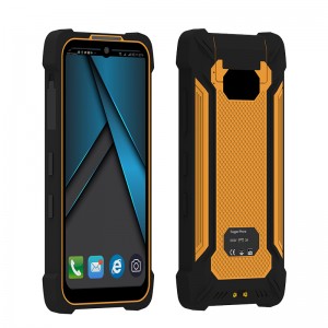 C6300 is Android 11 mobile computer handheld rugged pda with removable battery barcode scanner