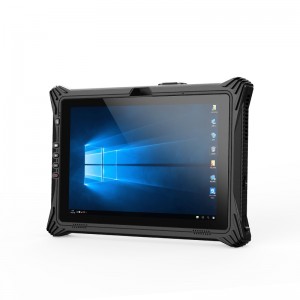 Q12 is a Handheld Computer All-in-one IP65 12.2inch Forklift Windows Industrial Rugged Tablet PC