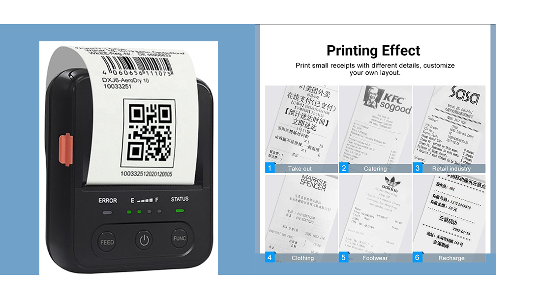 P80 Barcode Thermal Printer 