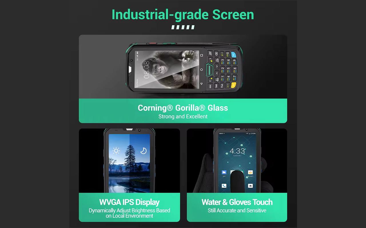 Android 12 Rugged Pda Mobile Device Pdas Phone Industrial Terminal Ip67 Nfc Barcode Scanner Handheld Pda Android
