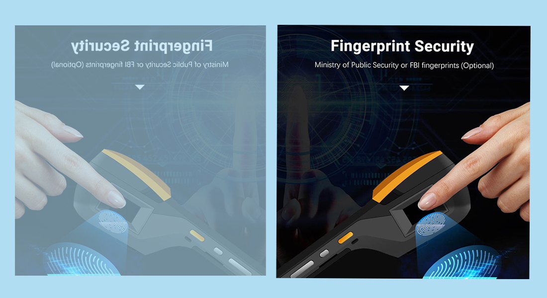 S81 Android Biometric POS Terminal with 5.5inch touch screen