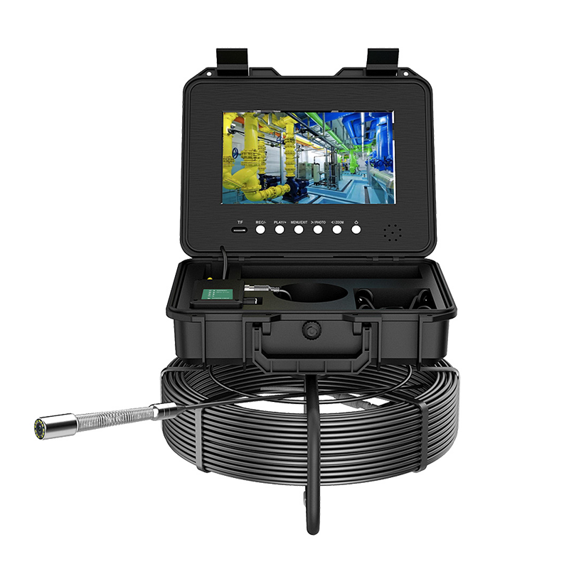 China High reputation Electric Eel Sewer Camera 10.1″ IPS Pipe Sewer Drain Inspection Camera