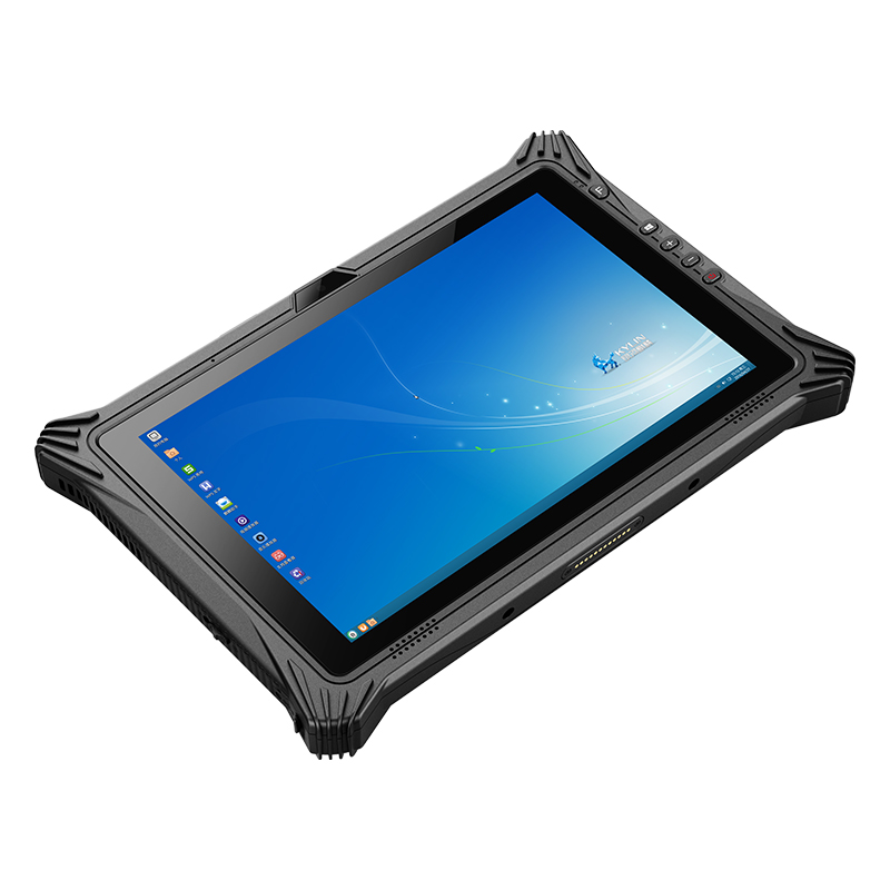 Q10P is a rugged windows tablet pc with IP65 sealing rate 