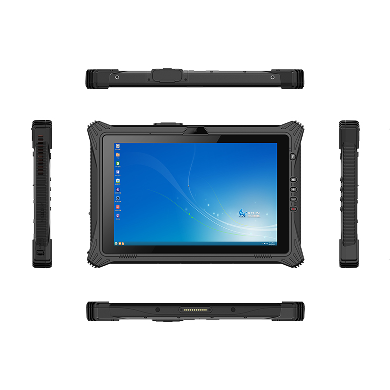 Q10 P is a 10.1 inch windows tablet computer with IP65 rugged case